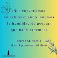 “Nos convertimos en sabios cuando tenemos la humildad de aceptar que nada sabemos. La humildad surge de la valentía de atreverse a preguntar, de tener la voluntad de soltar lo que pensamos que sabemos a cambio de la disciplina del discernimiento, que nace de aceptar la guía de Dios en cada momento.” ✨

Sharon M. Koenig en “Las 12 promesas del alma”.

@sharonmkoenig ✨

#sabiduria #dios #divinidad #crecimientopersonal #humildad